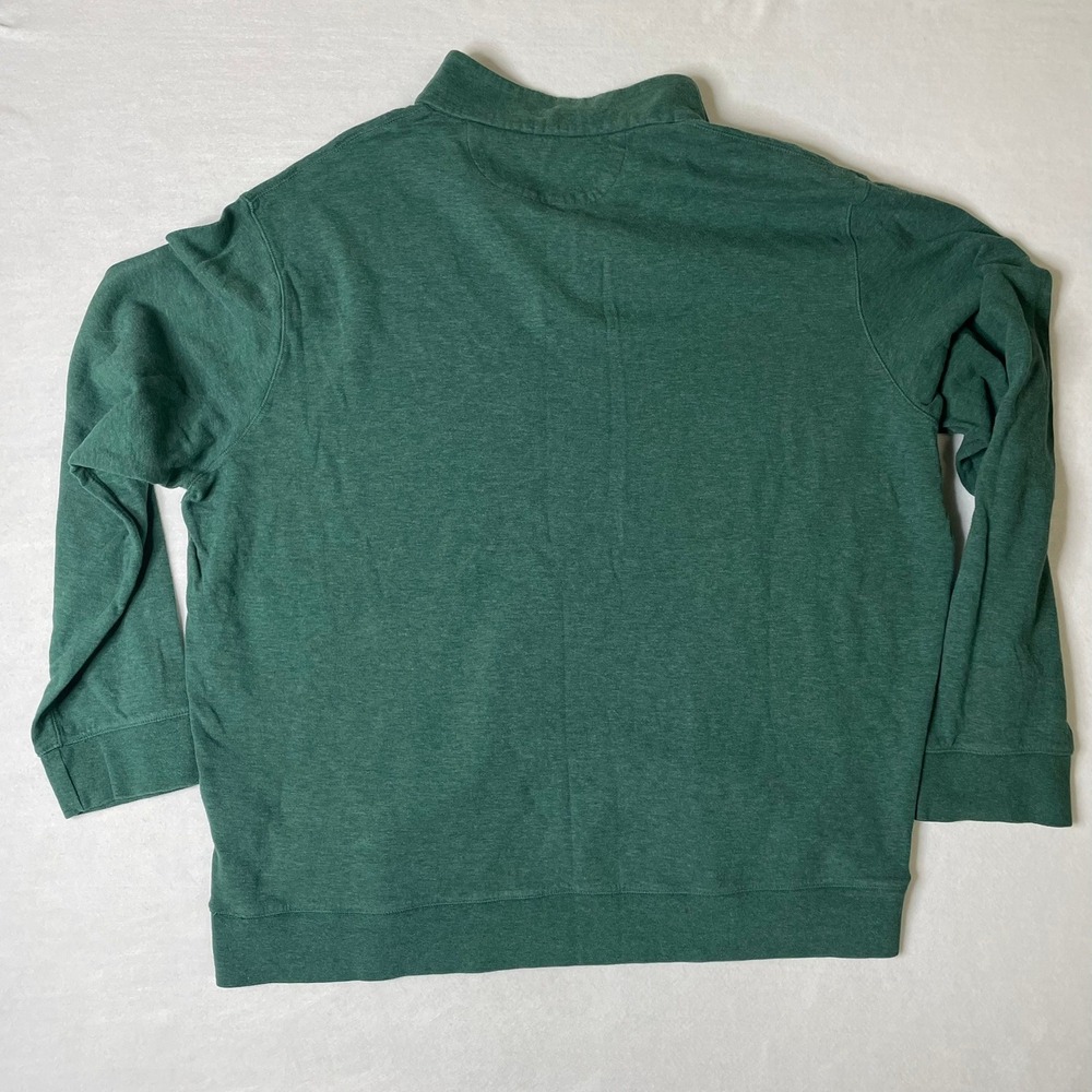 Polo Ralph Lauren Mens XL Green 1/4 Zip Long Sleeve Pullover Sweater - Picture 3 of 9